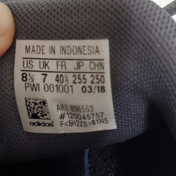 Adidas Pure Motion Tennis Shoe Sneaker gray lace up - Picture 9 of 10